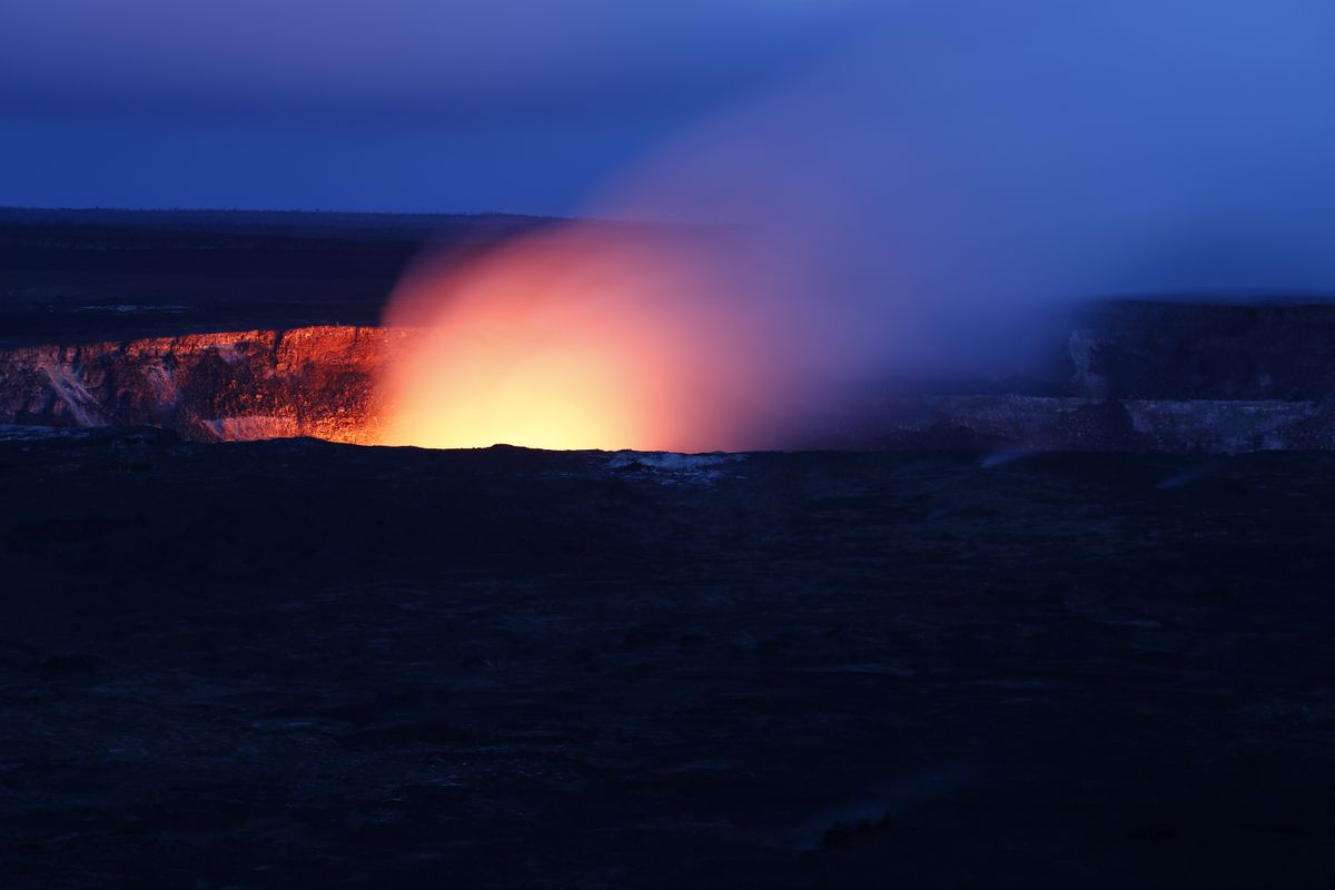 Crater Rim and steam vents